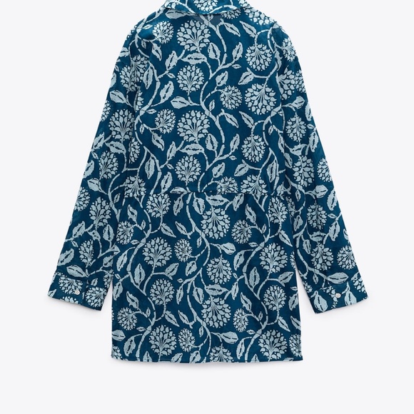 Zara limited edition printed cotton shirt dress you cannot miss this summer - Picture 6 of 8